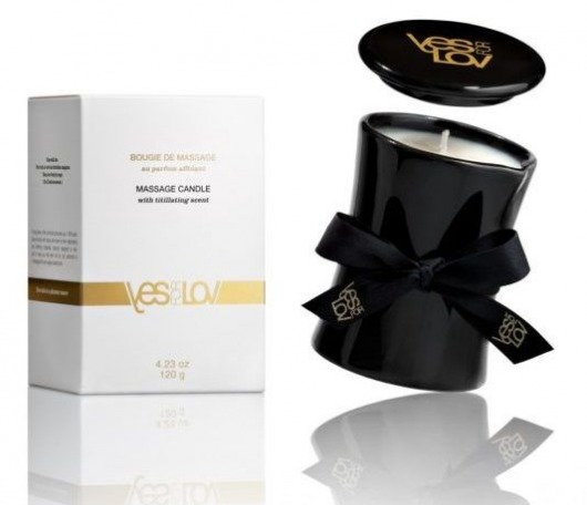 Массажная свеча Titillating Massage Candle - 120 мл. - YESforLOV - купить с доставкой в Вологде