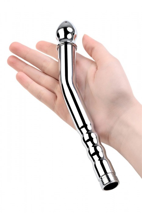 Металлический анальный душ с тремя насадками - ToyFa - купить с доставкой в Вологде