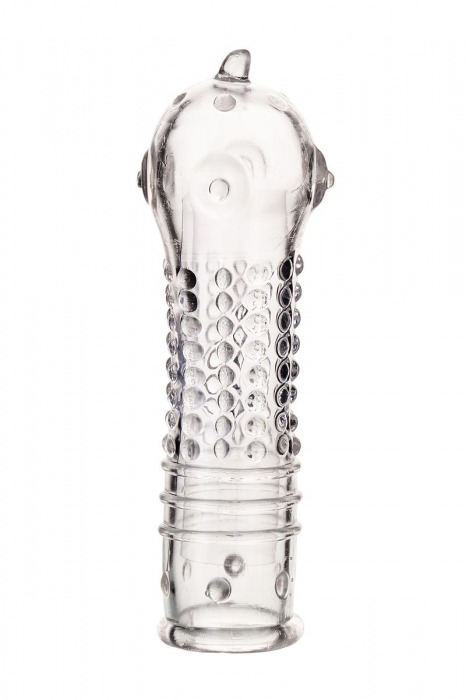 Прозрачная закрытая насадка на пенис TOYFA A-Toys - 14,7 см. - A-toys - в Вологде купить с доставкой