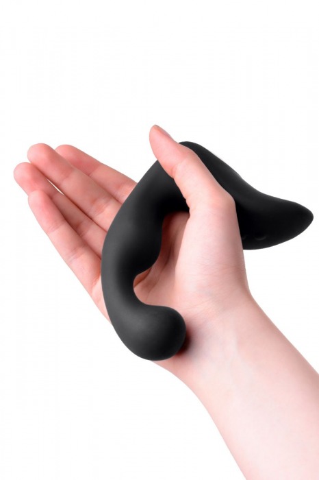 Чёрный изогнутый вибростимулятор простаты Erotist - Erotist Adult Toys - в Вологде купить с доставкой