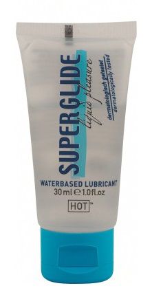 Гель-смазка на водной основе для чувствительной кожи Superglide - 30 мл. - HOT - купить с доставкой в Вологде
