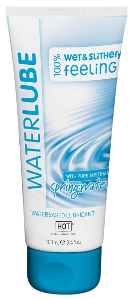 Лубрикант на основе чистой родниковой воды WaterLube - 100 мл. - HOT - купить с доставкой в Вологде
