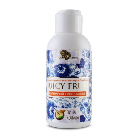 Интимный гель на водной основе JUICY FRUIT с ароматом пина колада - 100 мл. - БиоМед - купить с доставкой в Вологде