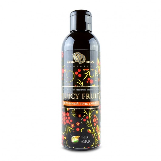 Интимный гель на водной основе JUICY FRUIT с ароматом пина колада - 200 мл. - БиоМед - купить с доставкой в Вологде