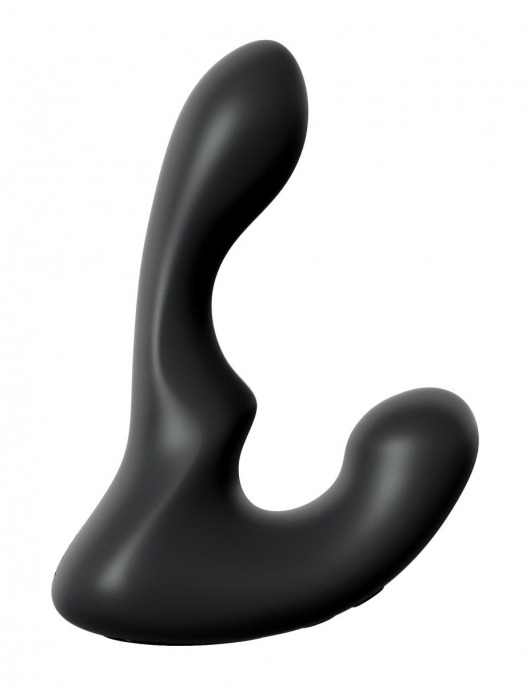 Черный анальный вибростимулятор P-Spot Milker - 14 см. - Pipedream - в Вологде купить с доставкой