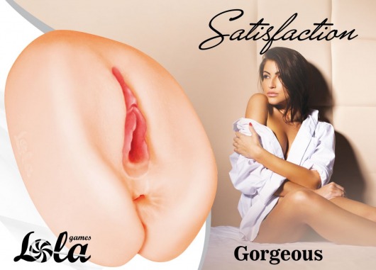 Мастурбатор с 2 тоннелями Satisfaction Gorgeous - Lola Games - в Вологде купить с доставкой