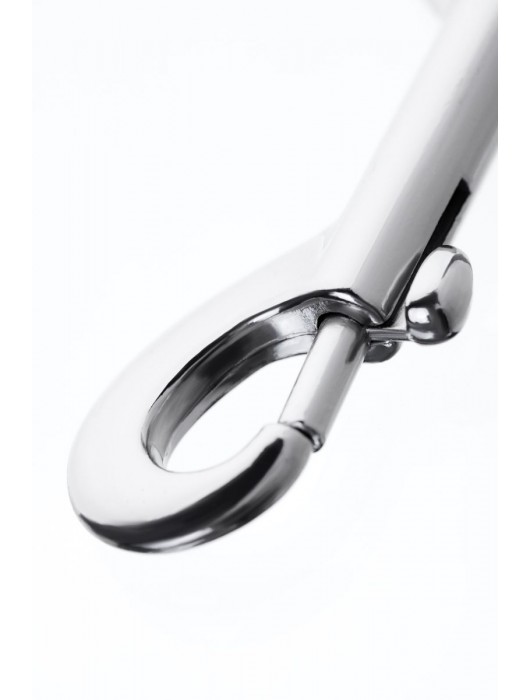 Серебристый двухсторонний карабин TOYFA Metal - ToyFa - купить с доставкой в Вологде