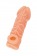 Телесная закрытая насадка с венками Cock Sleeve Size S - 13,8 см. - KOKOS - в Вологде купить с доставкой Телесная закрытая насадка с венками Cock Sleeve Size S - 13,8 см. - KOKOS - в Вологде купить с доставкой
