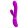 Лиловый вибратор-кролик с подвижной клиторальной щеточкой Clitoris Vibrator - 20,8 см. - Baile купить в Вологде с доставкой в Orgasmix.ru Лиловый вибратор-кролик с подвижной клиторальной щеточкой Clitoris Vibrator - 20,8 см. - Baile