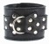 Чёрные наручники из кожи с пряжкой - БДСМ Арсенал - купить с доставкой в Вологде Чёрные наручники из кожи с пряжкой - БДСМ Арсенал - купить с доставкой в Вологде