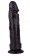 Крупный чёрный фаллоимитатор без мошонки - 20,5 см. - LOVETOY (А-Полимер) купить с доставкой в интернет-магазине Orgasmix в Вологде Крупный чёрный фаллоимитатор без мошонки - 20,5 см. - LOVETOY (А-Полимер)