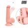 Телесный фаллоимитатор на подошве-присоске - 17,5 см. - Bior toys