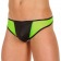 Черно-зеленые мужские трусики-тонги - Cosmos Colors купить с доставкой Черно-зеленые мужские трусики-тонги - Cosmos Colors купить с доставкой