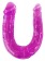 Двухголовый розовый фаллоимитатор - 29,8 см. - Baile купить с доставкой в интернет-магазине Orgasmix в Вологде Двухголовый розовый фаллоимитатор - 29,8 см. - Baile