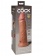 Карамельный вибратор-реалистик 8 Vibrating Silicone Dual Density Cock - 22 см. - Pipedream купить в Вологде с доставкой в Orgasmix.ru Карамельный вибратор-реалистик 8 Vibrating Silicone Dual Density Cock - 22 см. - Pipedream