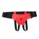 Красные трусики со штырьком для насадки - БДСМ Арсенал - купить с доставкой в Вологде