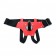 Красные трусики со штырьком для насадки - БДСМ Арсенал - купить с доставкой в Вологде