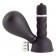 Черный вибратор с грушей на сосок - ToyFa в Вологде Черный вибратор с грушей на сосок - ToyFa